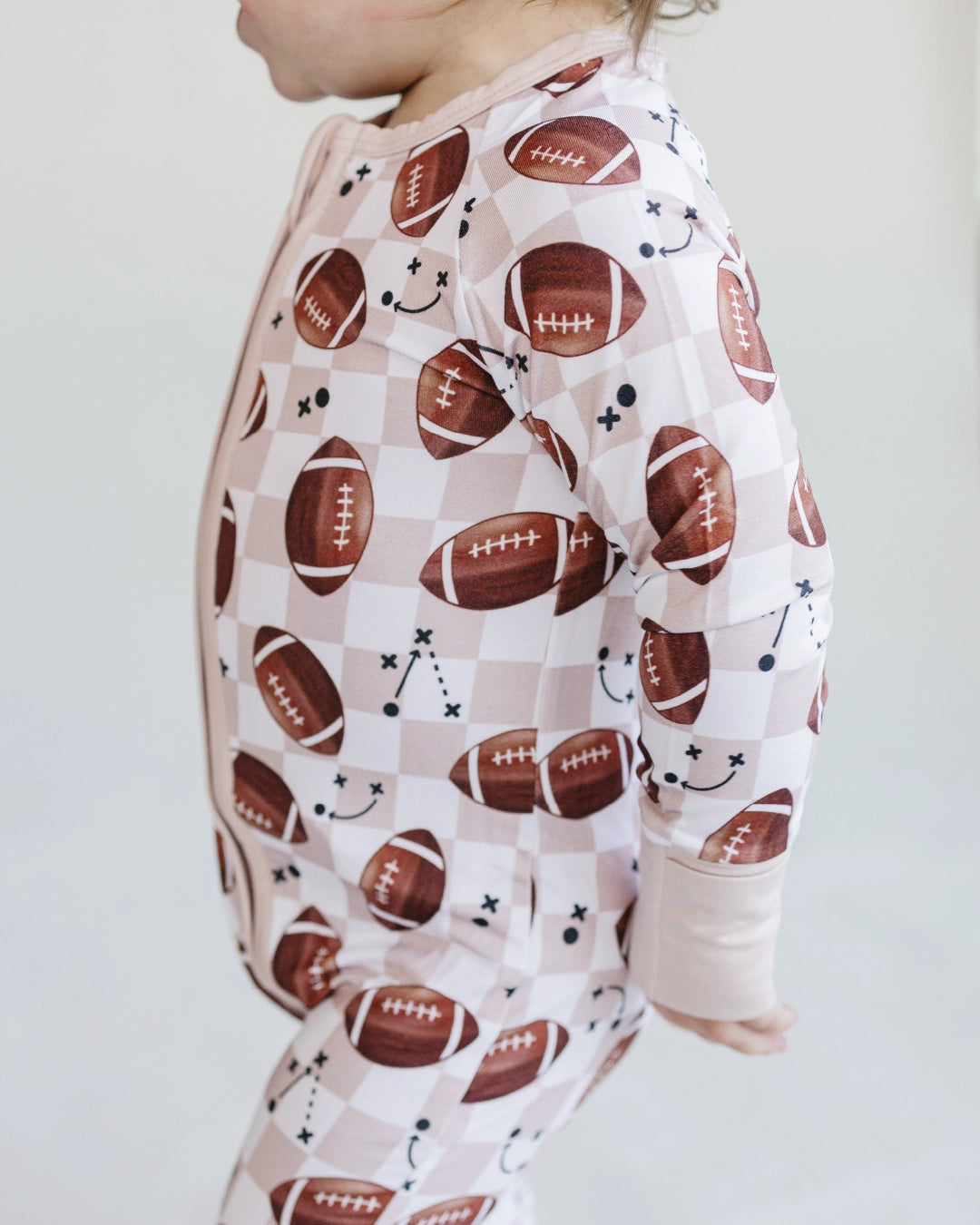 Bamboo Zip Romper | Game Day