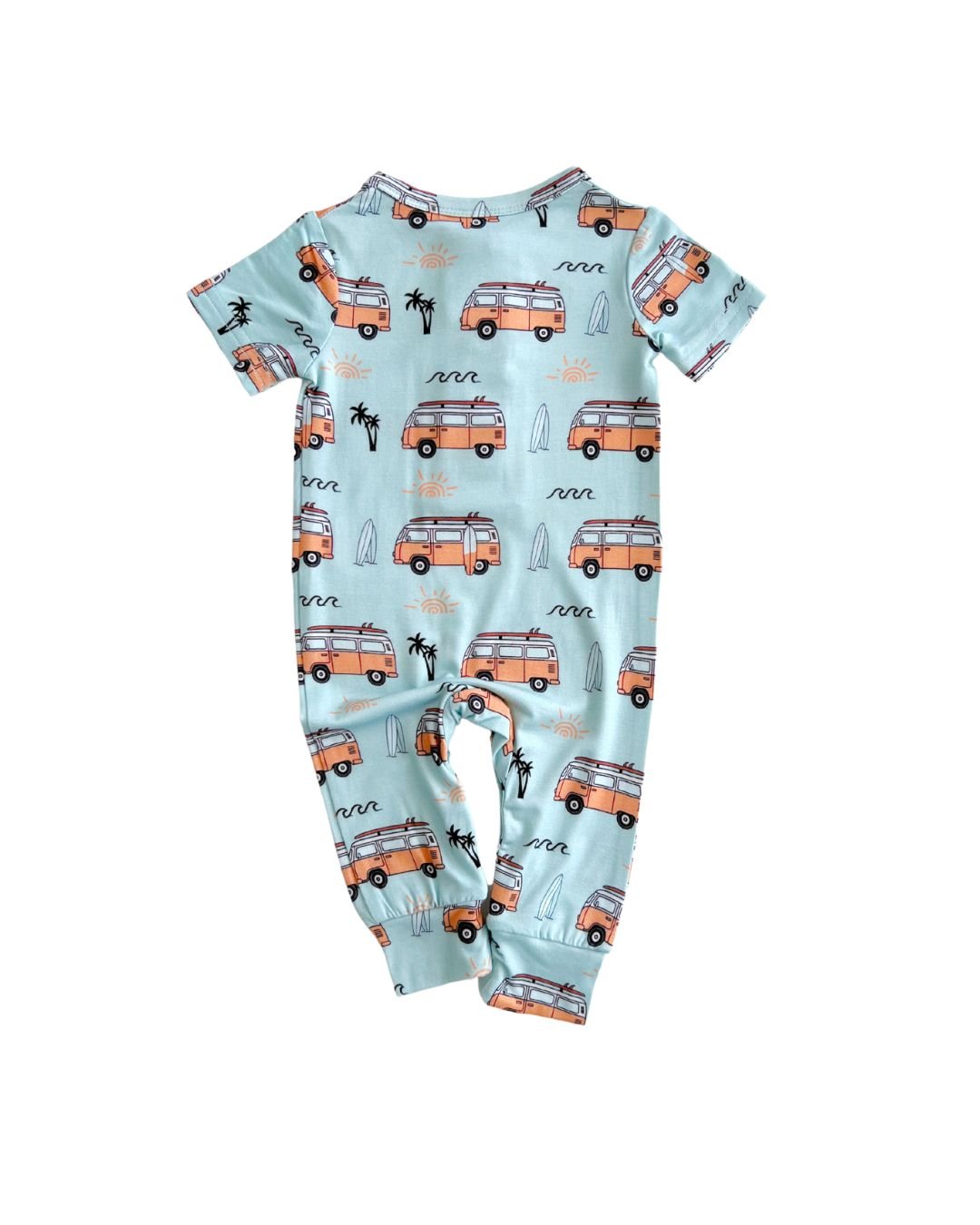 Bamboo Jumpsuit | Retro Beach - Jumpsuit - LUCKY PANDA KIDS