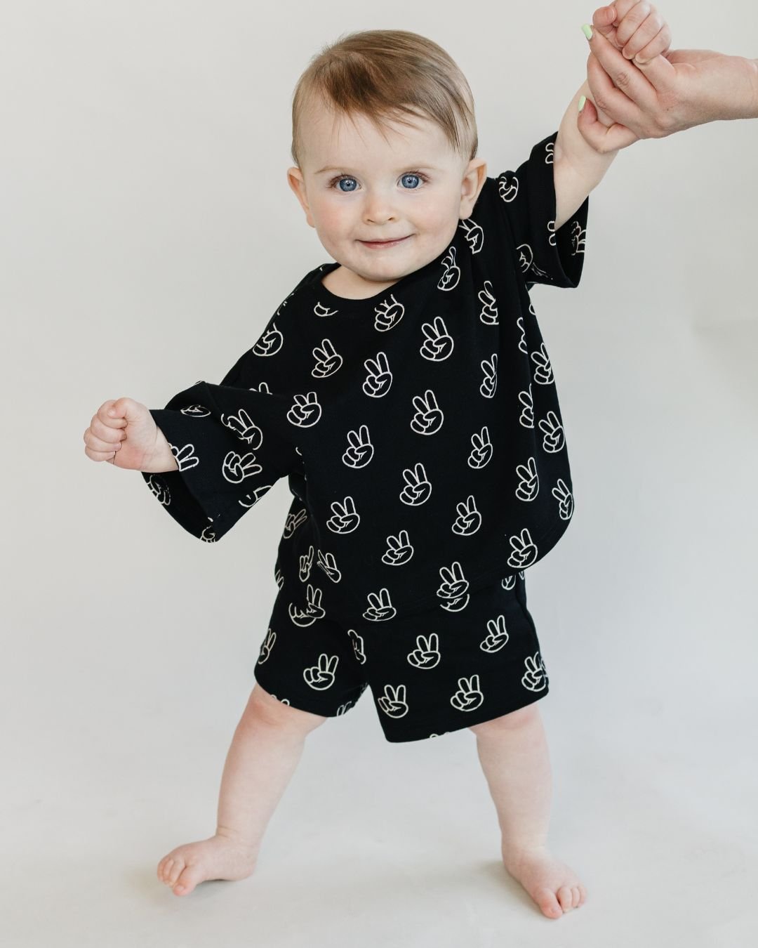 Shorts Set | Good Vibes – LUCKY PANDA KIDS