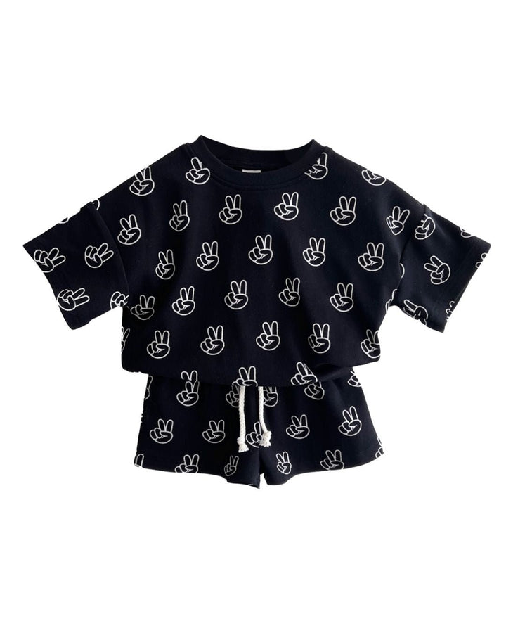 Shorts Set | Good Vibes - LUCKY PANDA KIDS