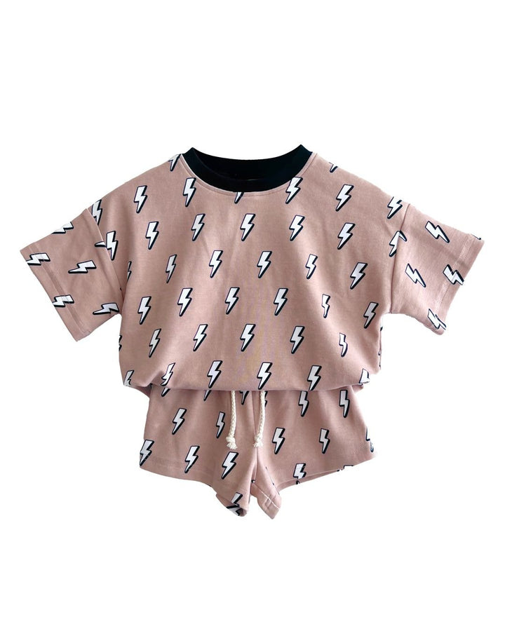 Shorts Set | Lightning Bolt - LUCKY PANDA KIDS