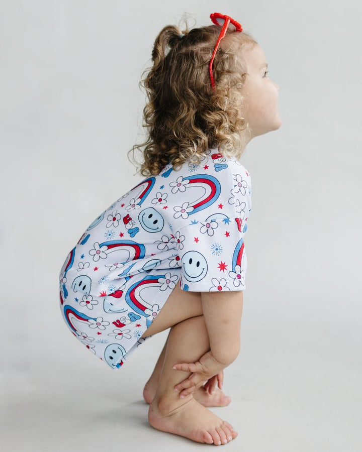 Shorts Set | Little Miss USA - Shorts Set - LUCKY PANDA KIDS
