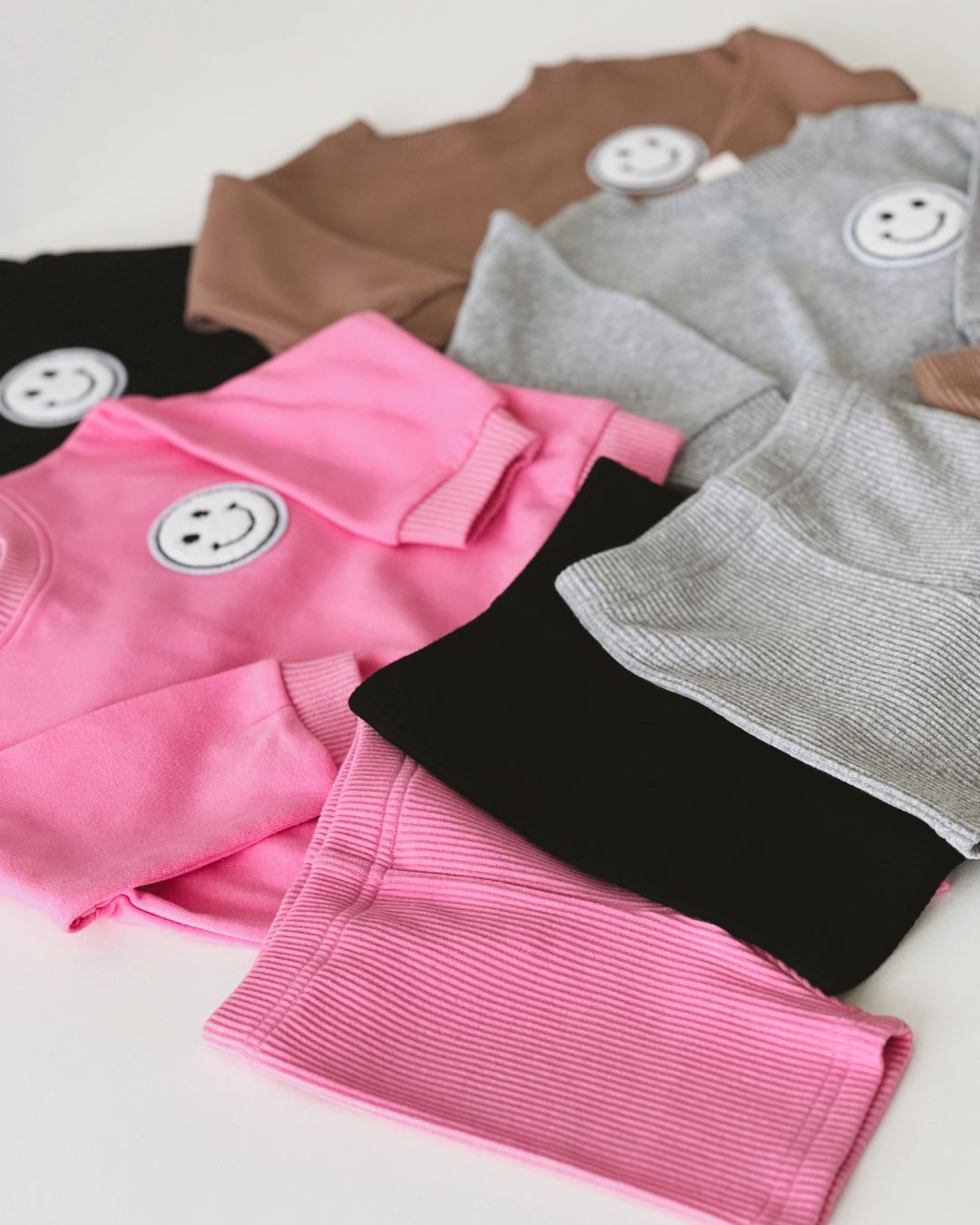 Biker Shorts Set | Pink - Two-piece set - LUCKY PANDA KIDS