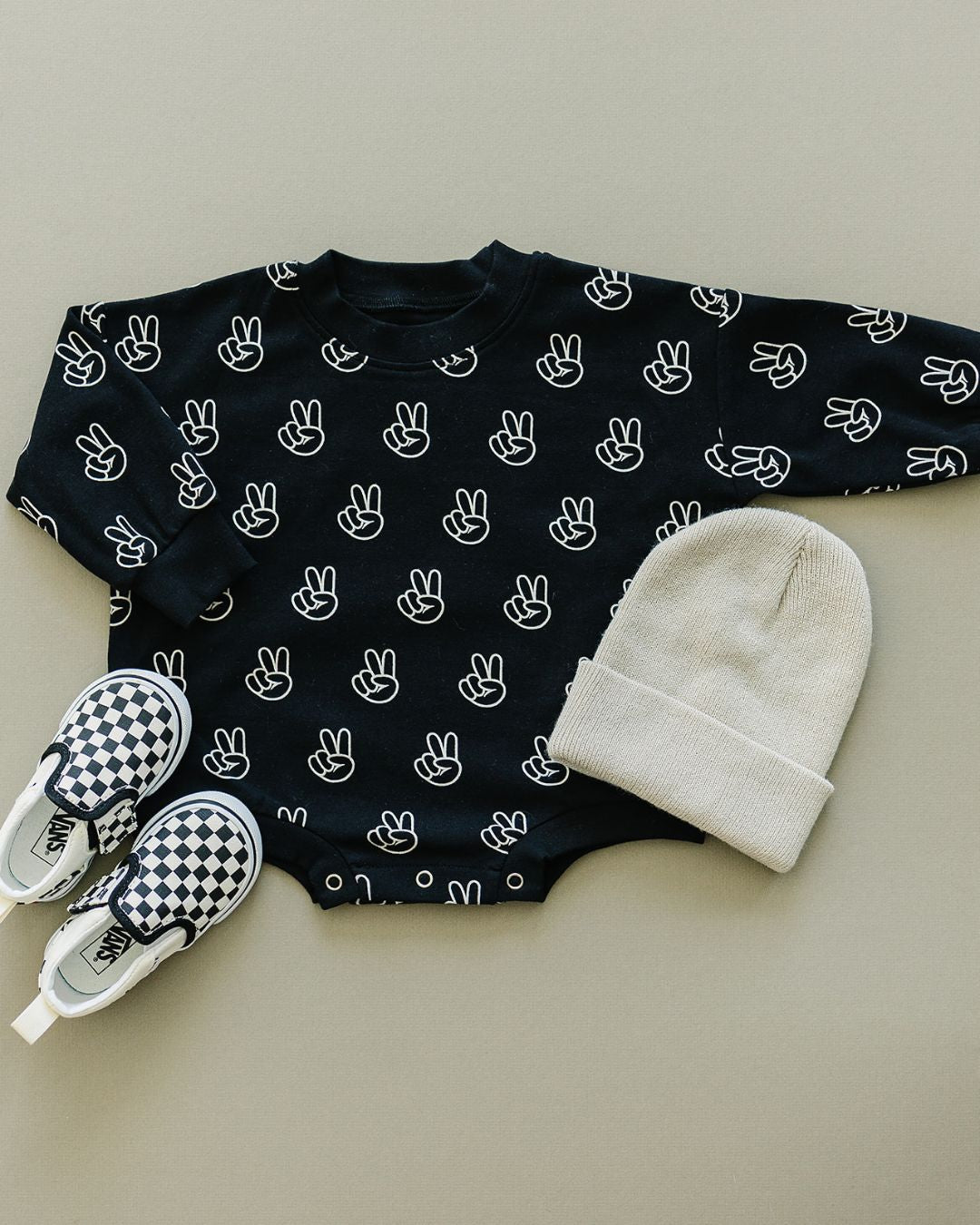 Bubble Romper | Good Vibes - LUCKY PANDA KIDS