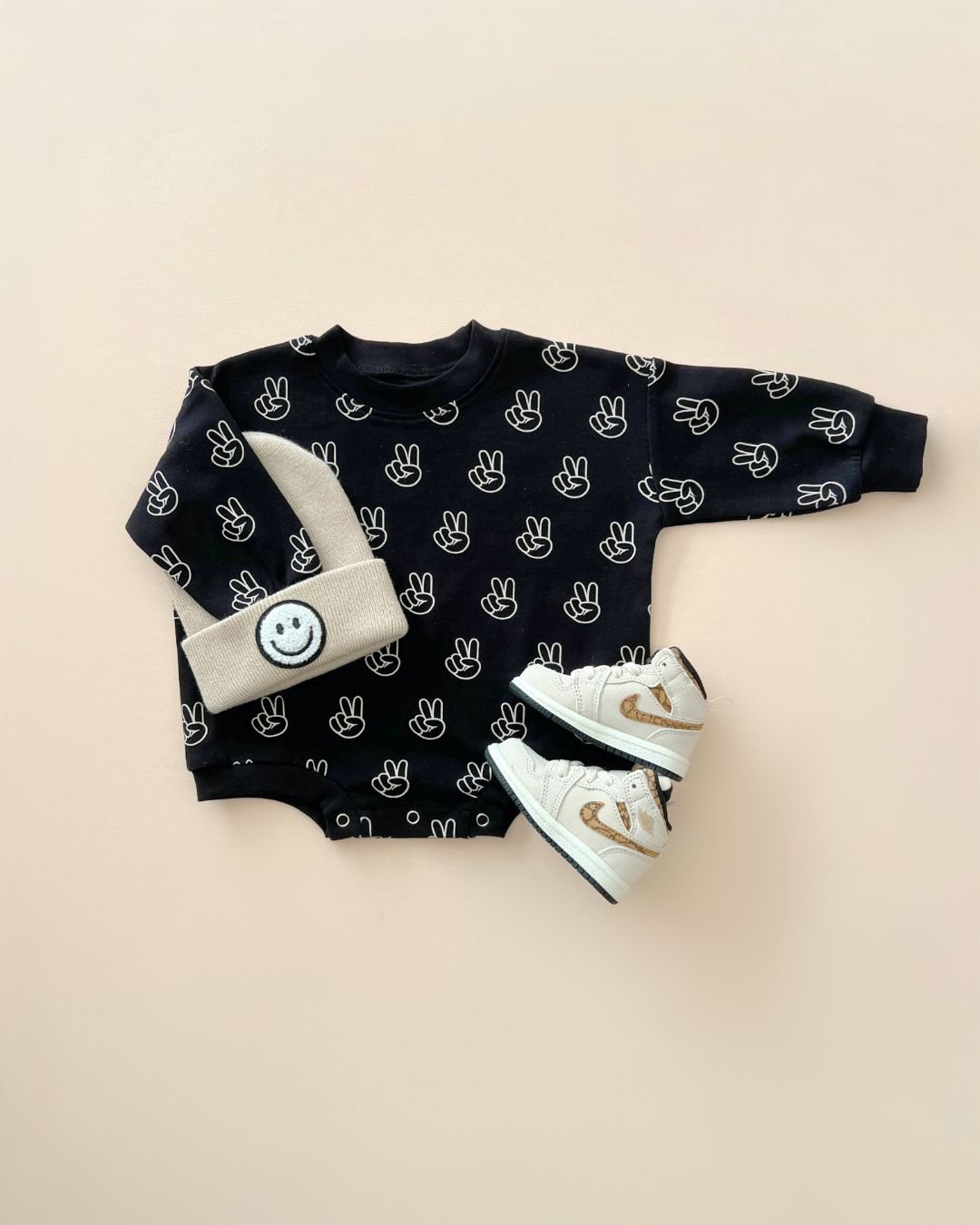 Bubble Romper | Good Vibes - LUCKY PANDA KIDS