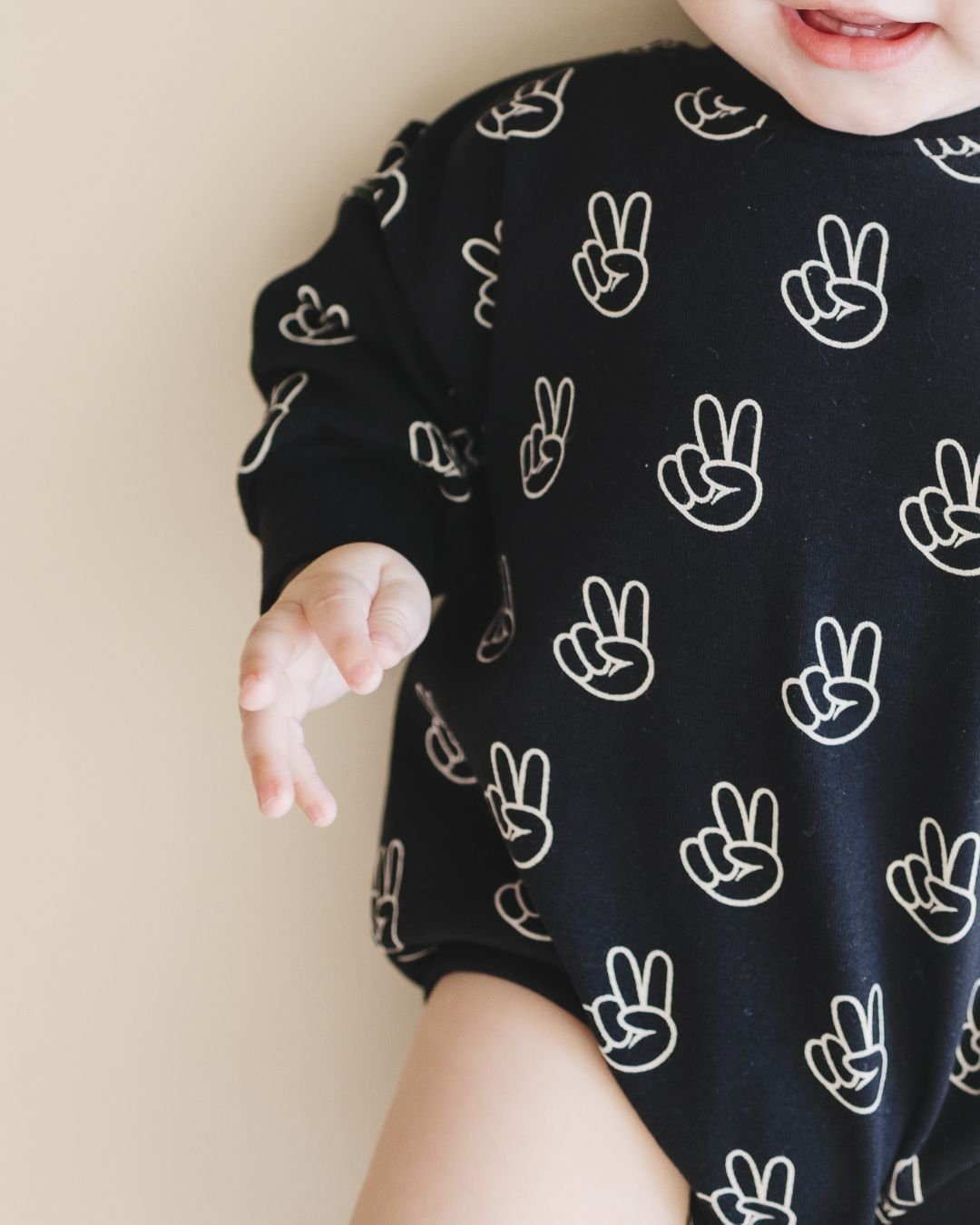 Bubble Romper | Good Vibes - LUCKY PANDA KIDS
