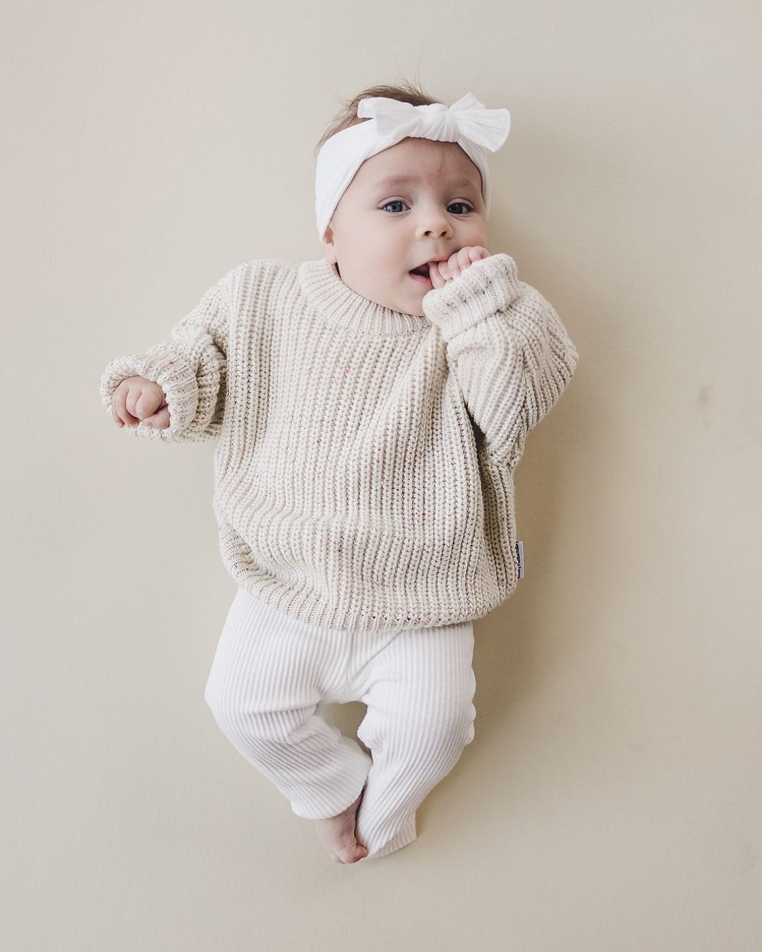 Chunky Knit Sweater | Confetti - Sweater - LUCKY PANDA KIDS
