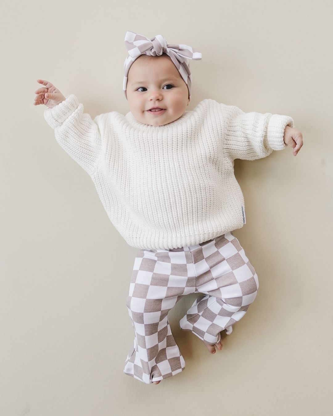 Chunky Knit Sweater | Milk - Sweater - LUCKY PANDA KIDS