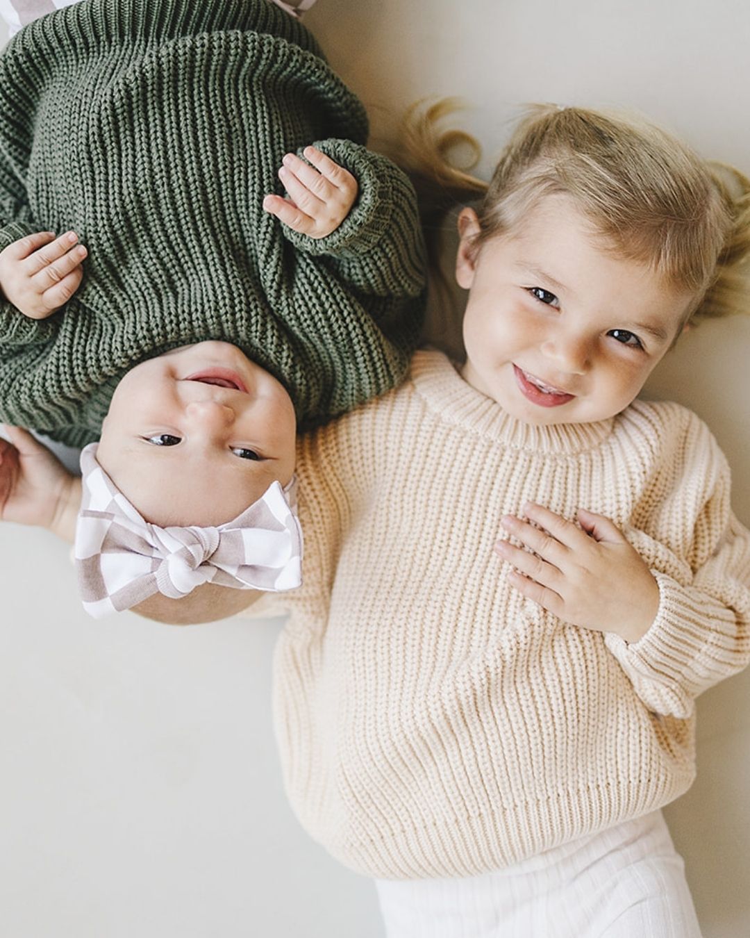 Chunky Knit Sweater | Vanilla - Sweater - LUCKY PANDA KIDS