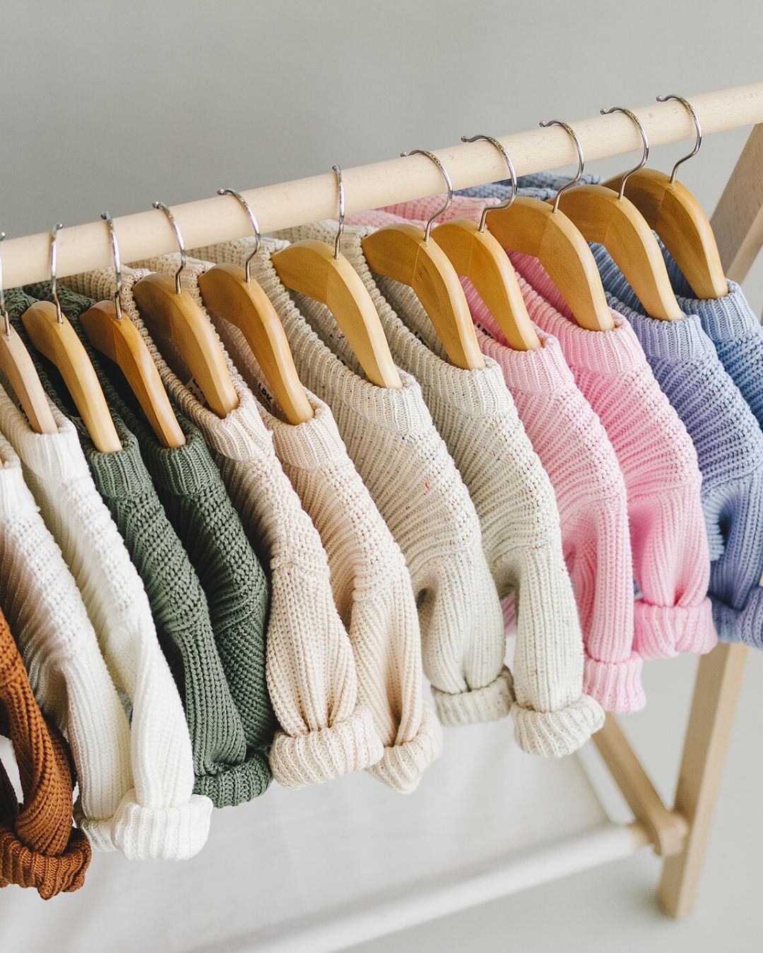 Chunky Knit Sweater | Vanilla - Sweater - LUCKY PANDA KIDS
