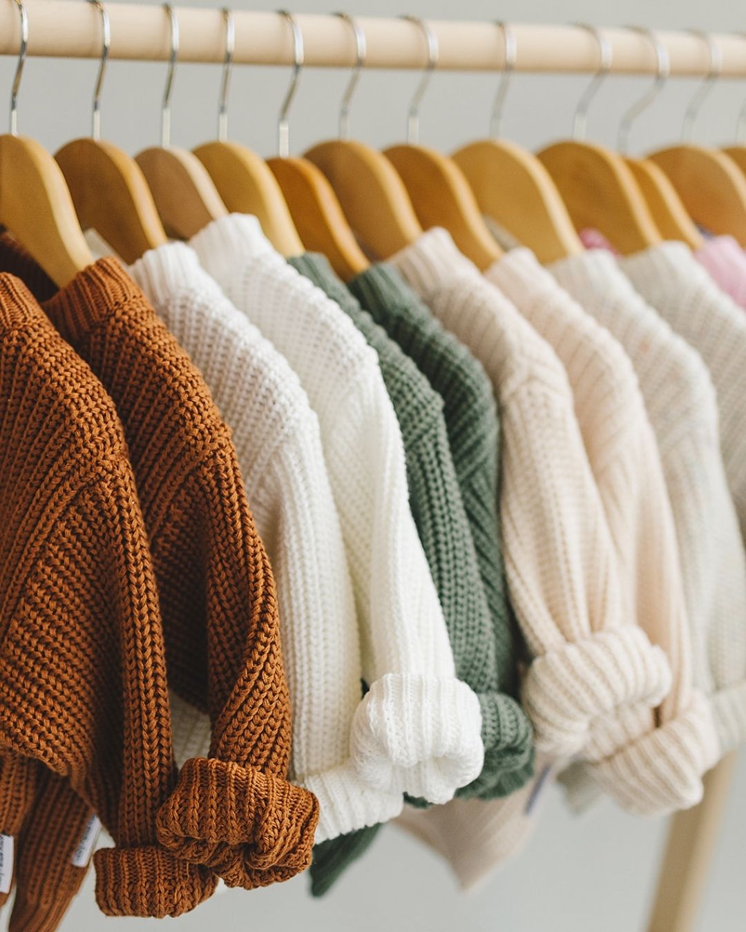Chunky Knit Sweater | Vanilla - Sweater - LUCKY PANDA KIDS