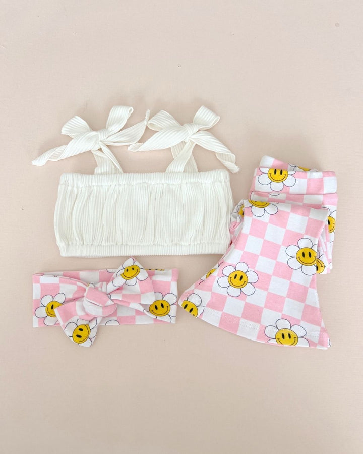 Flare Set | Smiley Daisy - LUCKY PANDA KIDS