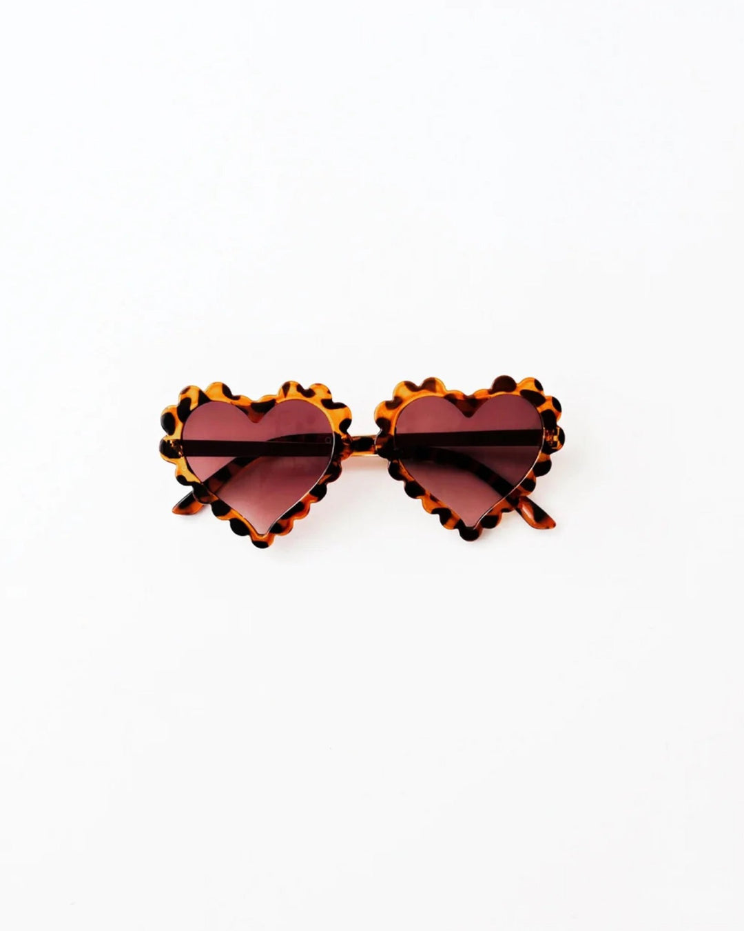 Heart Sunglasses, Tortoise - LUCKY PANDA KIDS