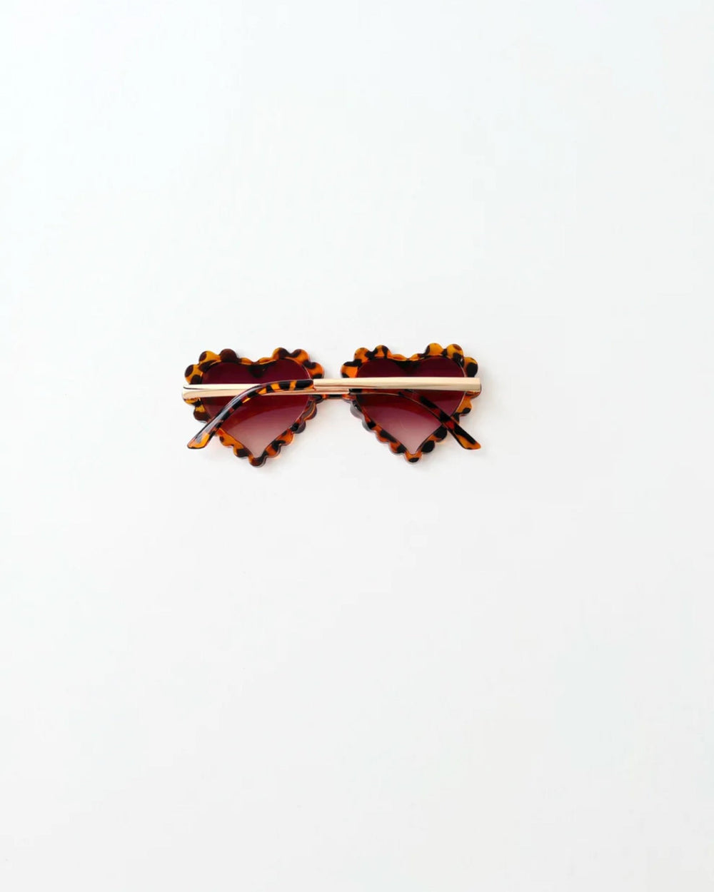 Heart Sunglasses, Tortoise - LUCKY PANDA KIDS