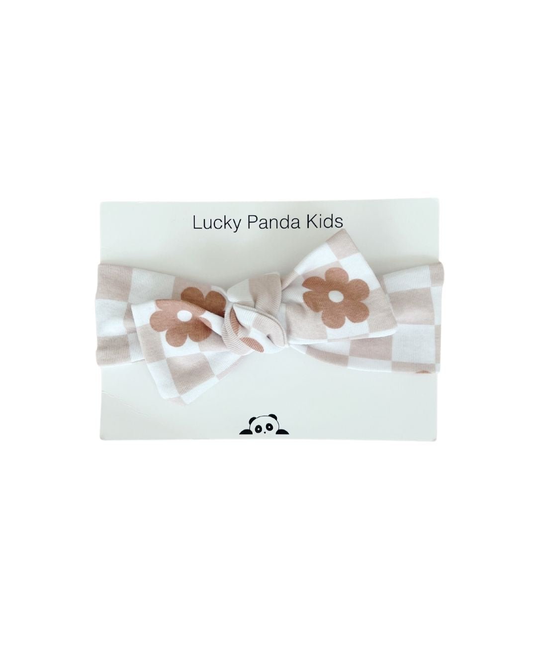 Latte Daisy Headband - Headband - LUCKY PANDA KIDS
