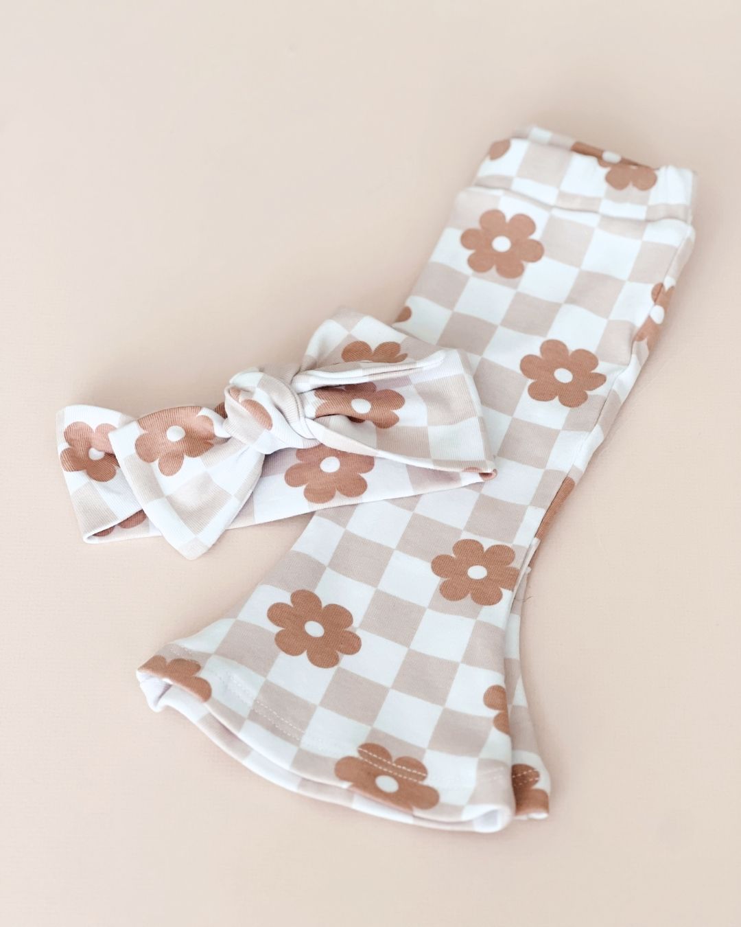 Latte Daisy Headband - Headband - LUCKY PANDA KIDS