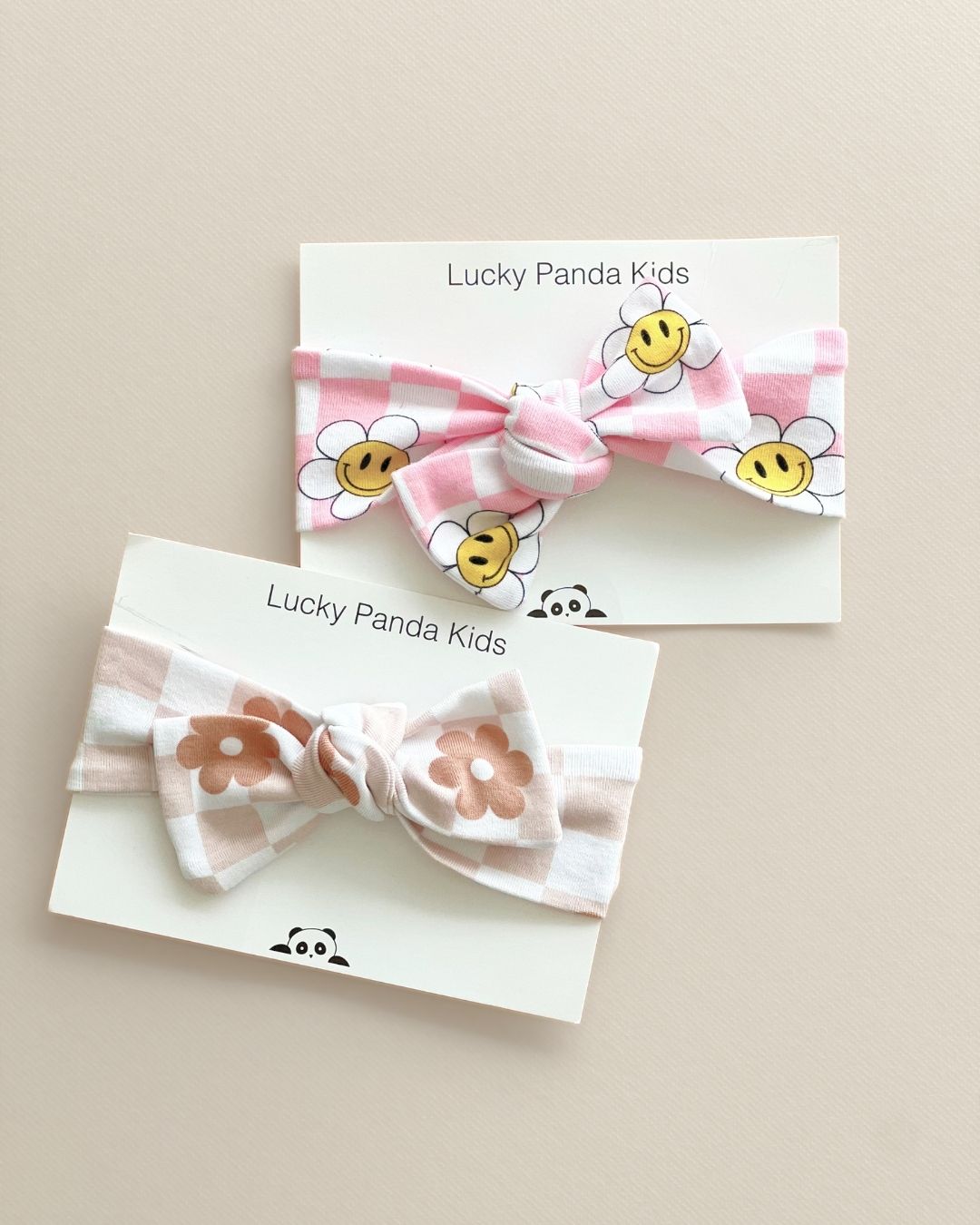 Latte Daisy Headband - Headband - LUCKY PANDA KIDS
