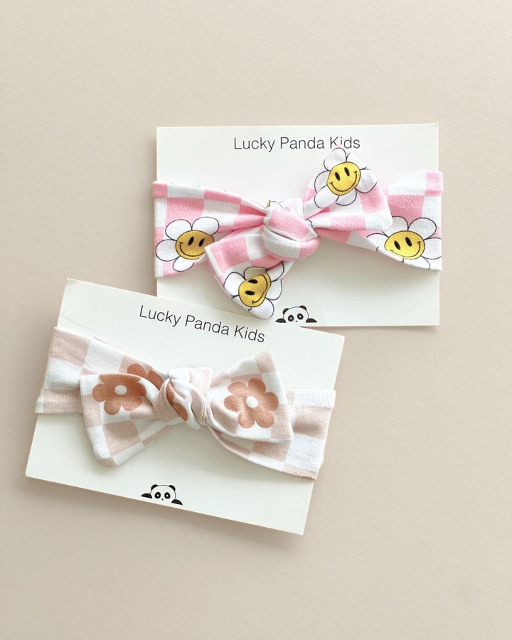 Latte Daisy Headband - Headband - LUCKY PANDA KIDS