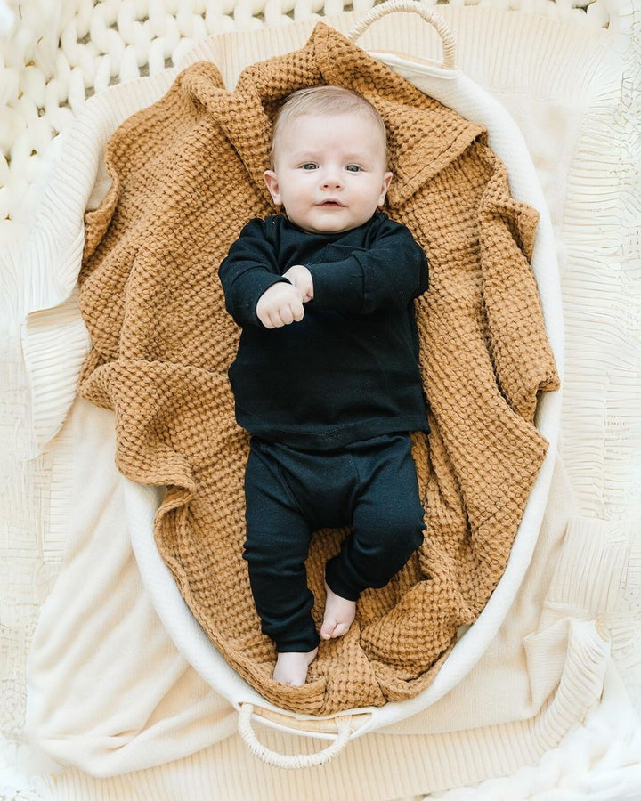 Lounge Set | Black - Lounge Set - LUCKY PANDA KIDS