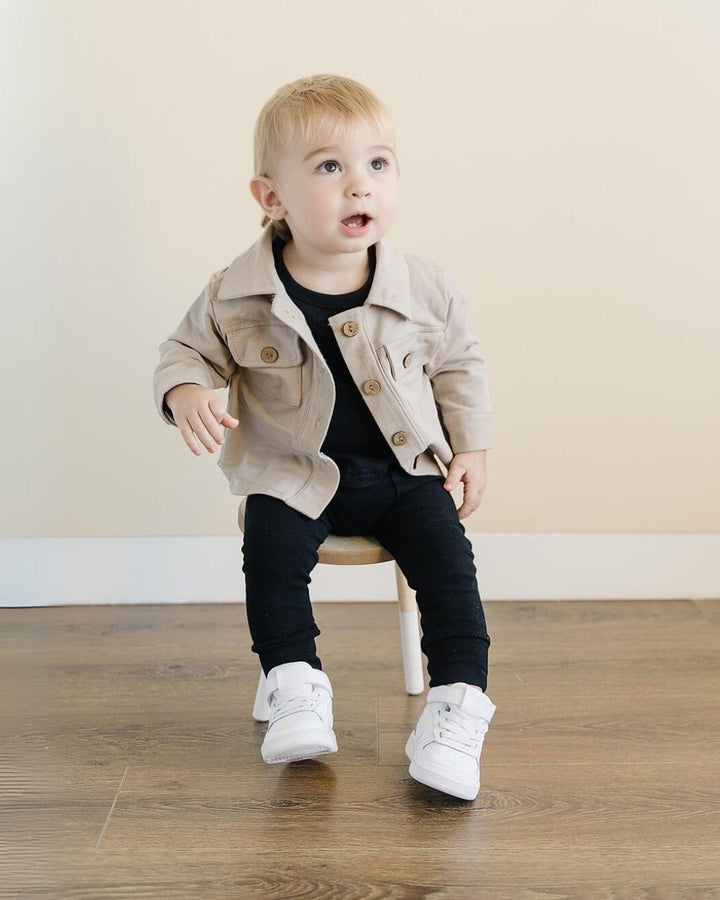Lounge Set | Black - Lounge Set - LUCKY PANDA KIDS