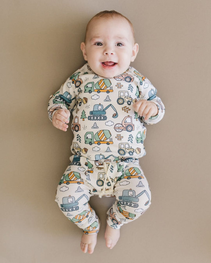 Lounge Set | Construction Trucks - Lounge Set - LUCKY PANDA KIDS