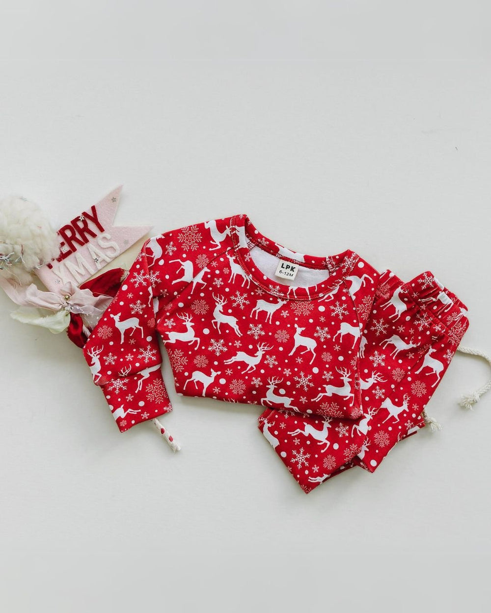 Lounge Set | Reindeer - Lounge Set - LUCKY PANDA KIDS