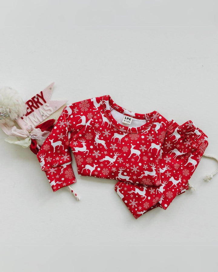 Lounge Set | Reindeer - Lounge Set - LUCKY PANDA KIDS