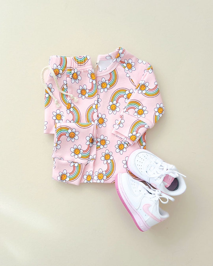 Lounge Set | Retro Rainbow - Lounge Set - LUCKY PANDA KIDS