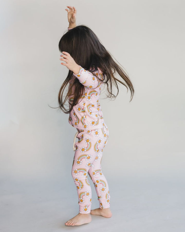 Lounge Set | Retro Rainbow - Lounge Set - LUCKY PANDA KIDS