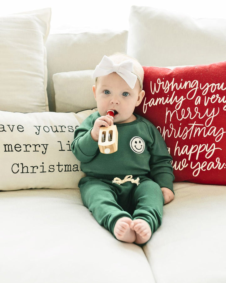 Lounge Set | Smiley Green - Lounge Set - LUCKY PANDA KIDS