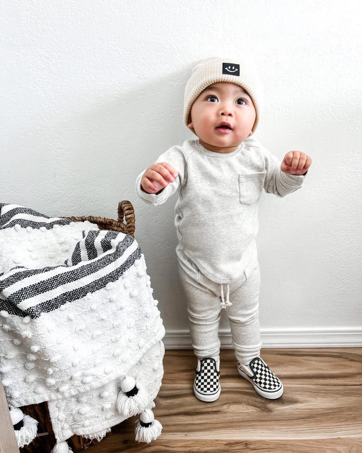 Oatmeal Lounge Set - LUCKY PANDA KIDS