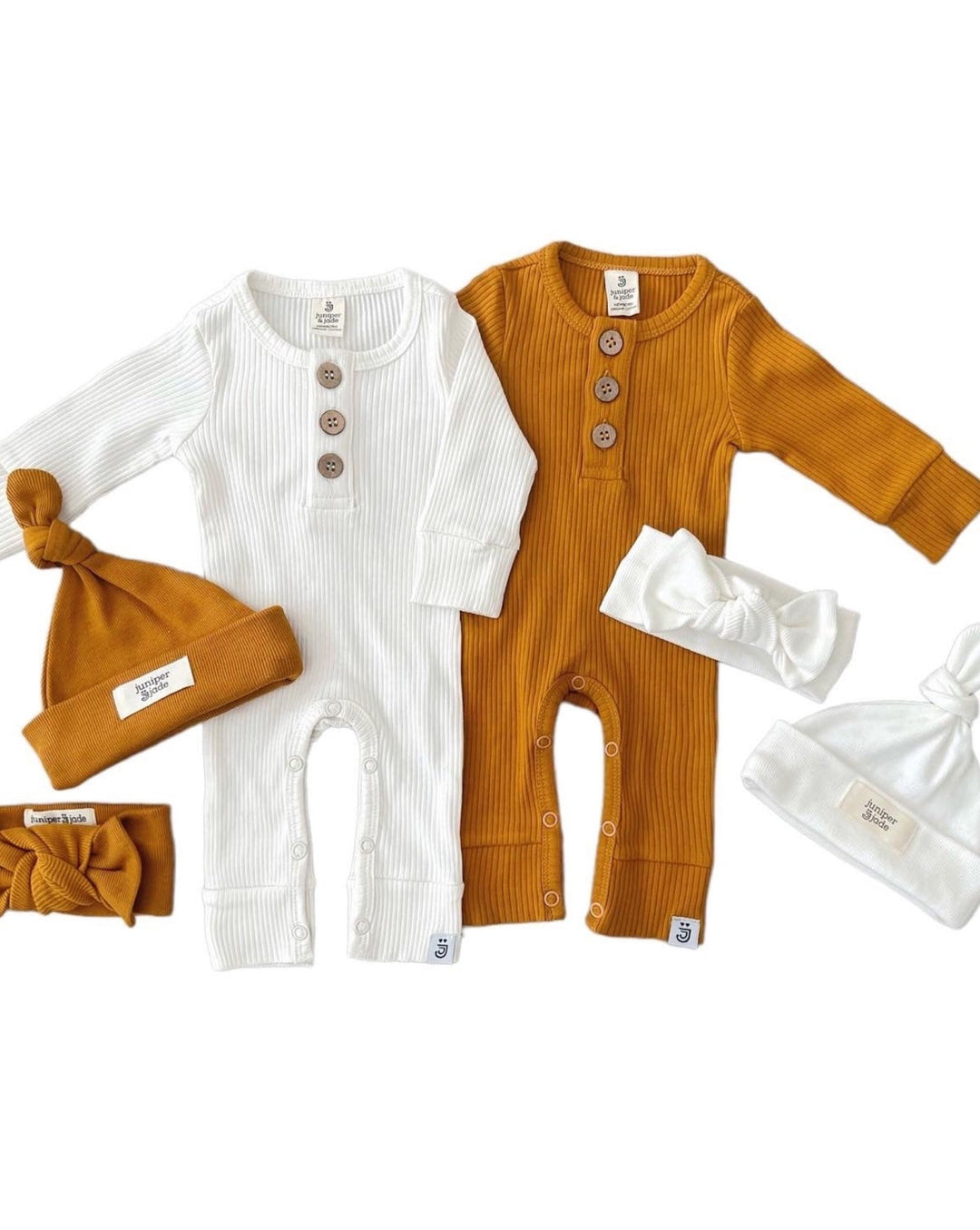 Organic Jumpsuit, Cinnamon - Baby & Toddler Clothing - LUCKY PANDA KIDS