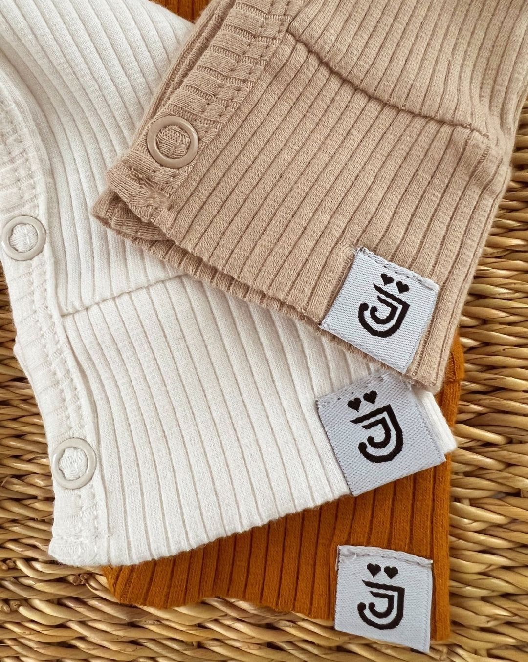 Organic Jumpsuit, Latte - Baby & Toddler Clothing - LUCKY PANDA KIDS