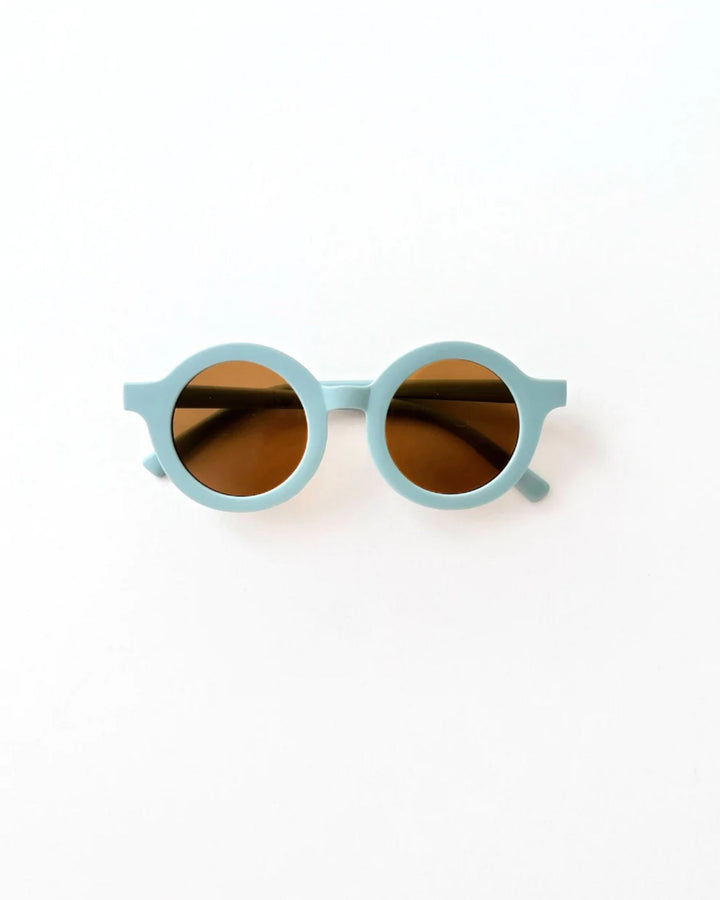 Round Sunglasses, Blue - Baby & Toddler Clothing Accessories - LUCKY PANDA KIDS