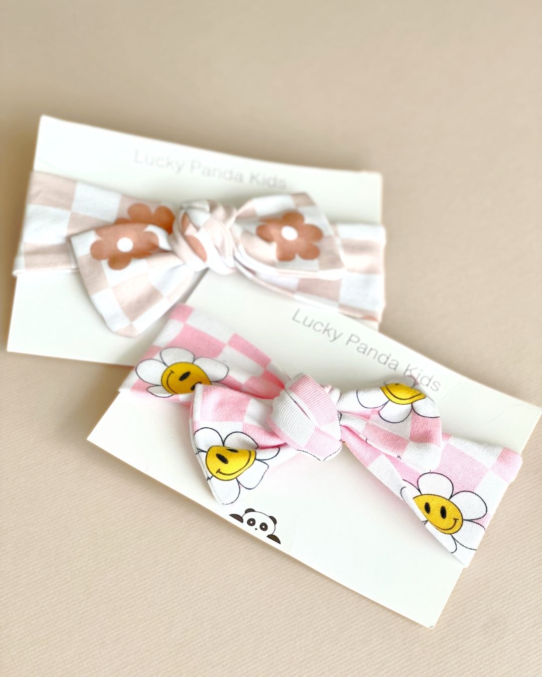 Smiley Daisy Headband - Headband - LUCKY PANDA KIDS