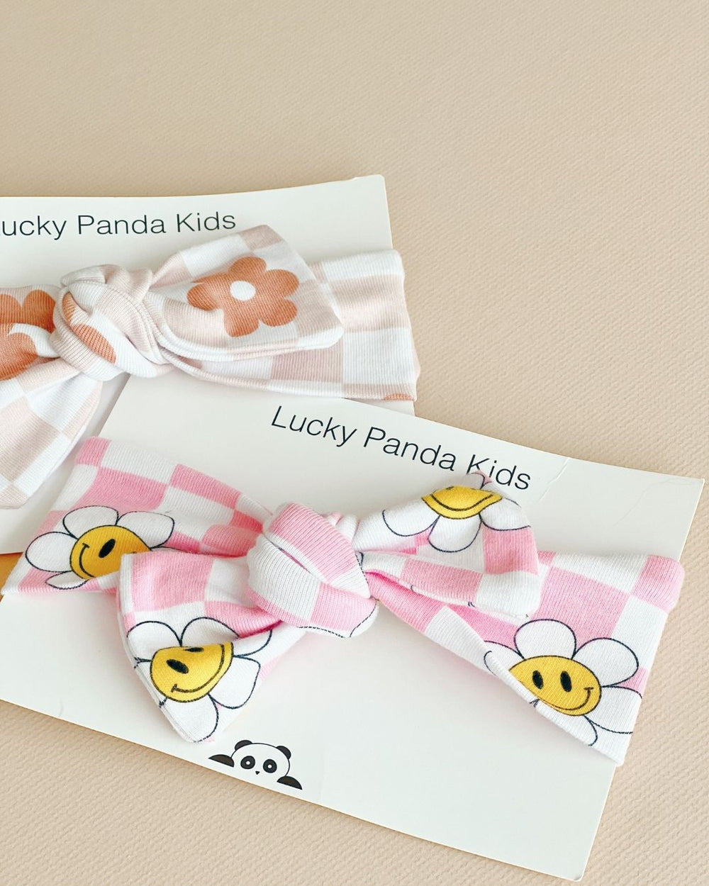 Smiley Daisy Headband - Headband - LUCKY PANDA KIDS