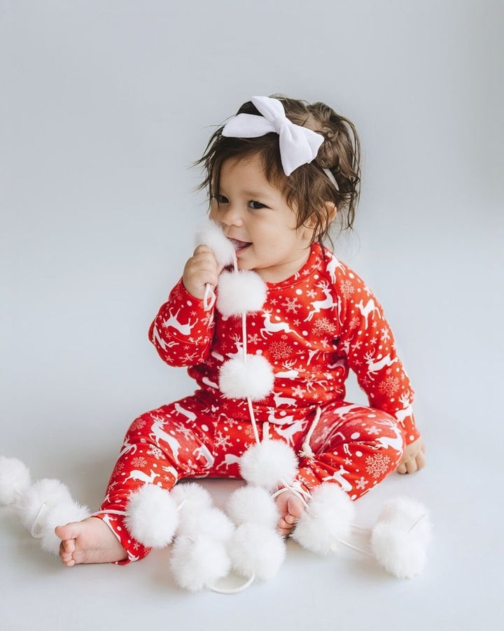 Velvet Bow Headband - Bow - LUCKY PANDA KIDS