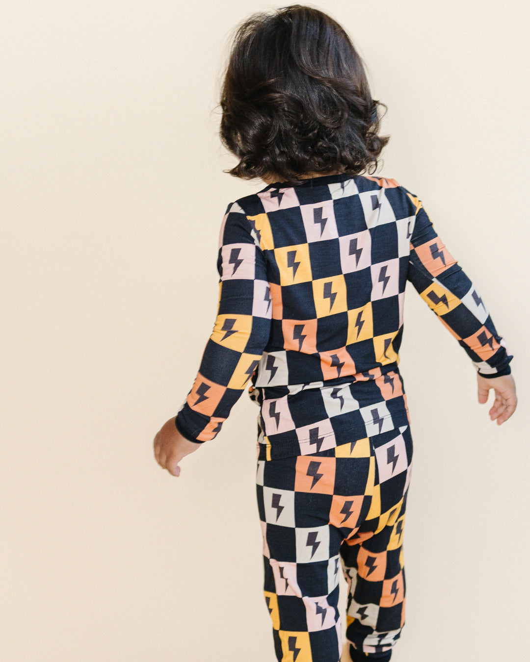 Bamboo Two Piece Set | Colorful Checks & Bolts