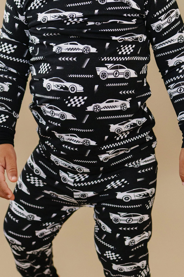 Bamboo Two Piece Set | Race Cars