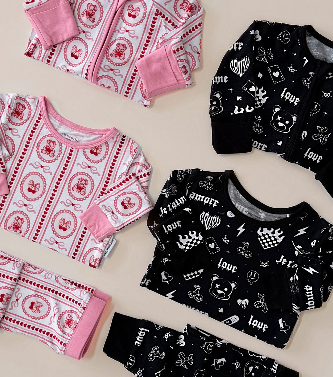 Bamboo Two Piece Set | Cherry Bear