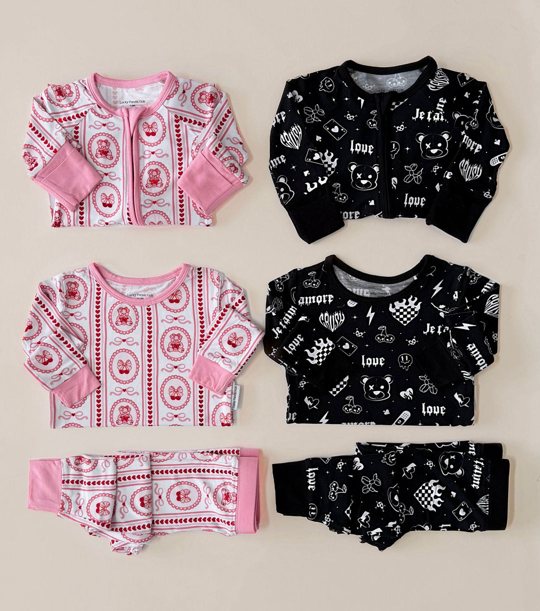 Bamboo Two Piece Set | Cherry Bear