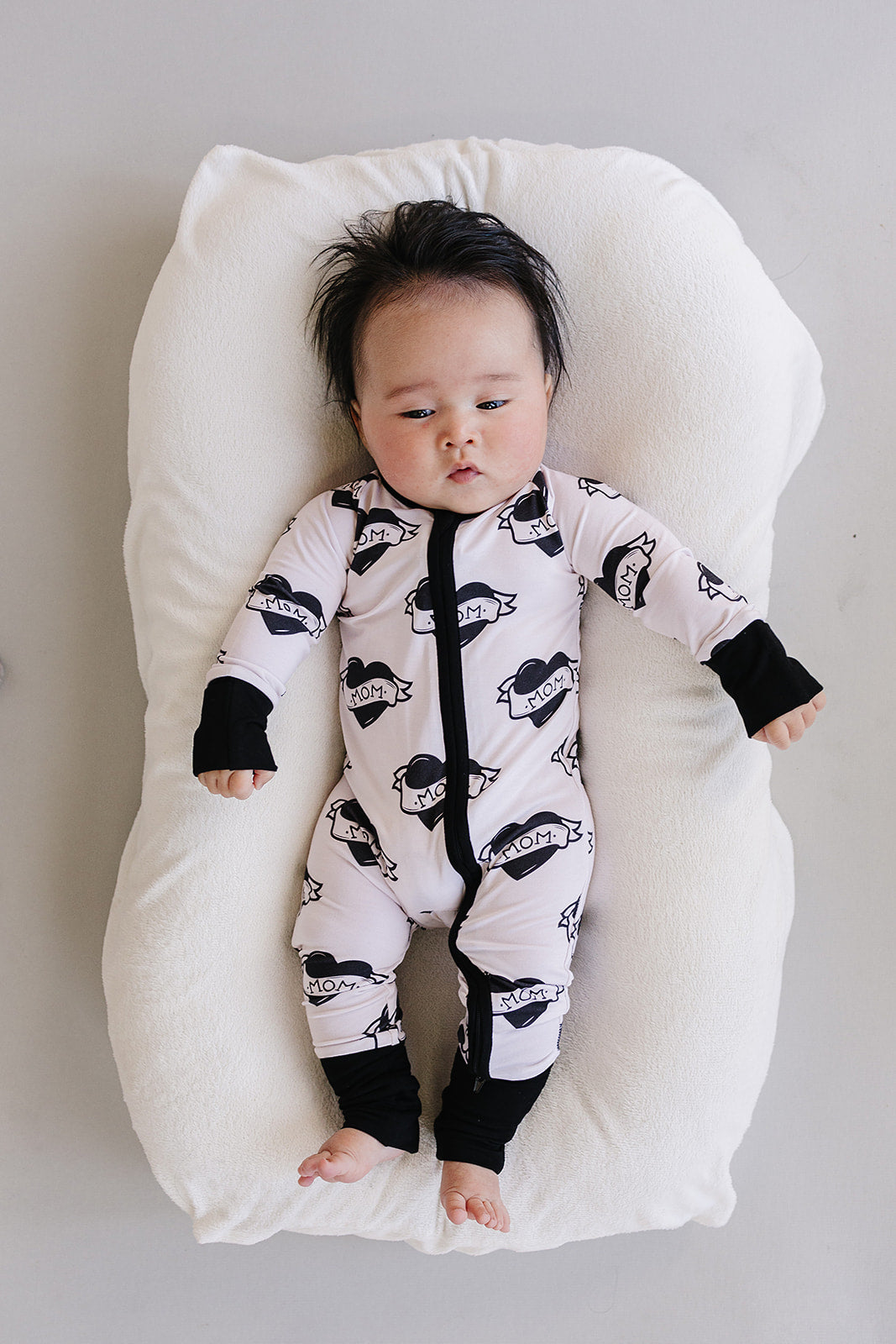 Bamboo Zip Romper | Mom Tattoo