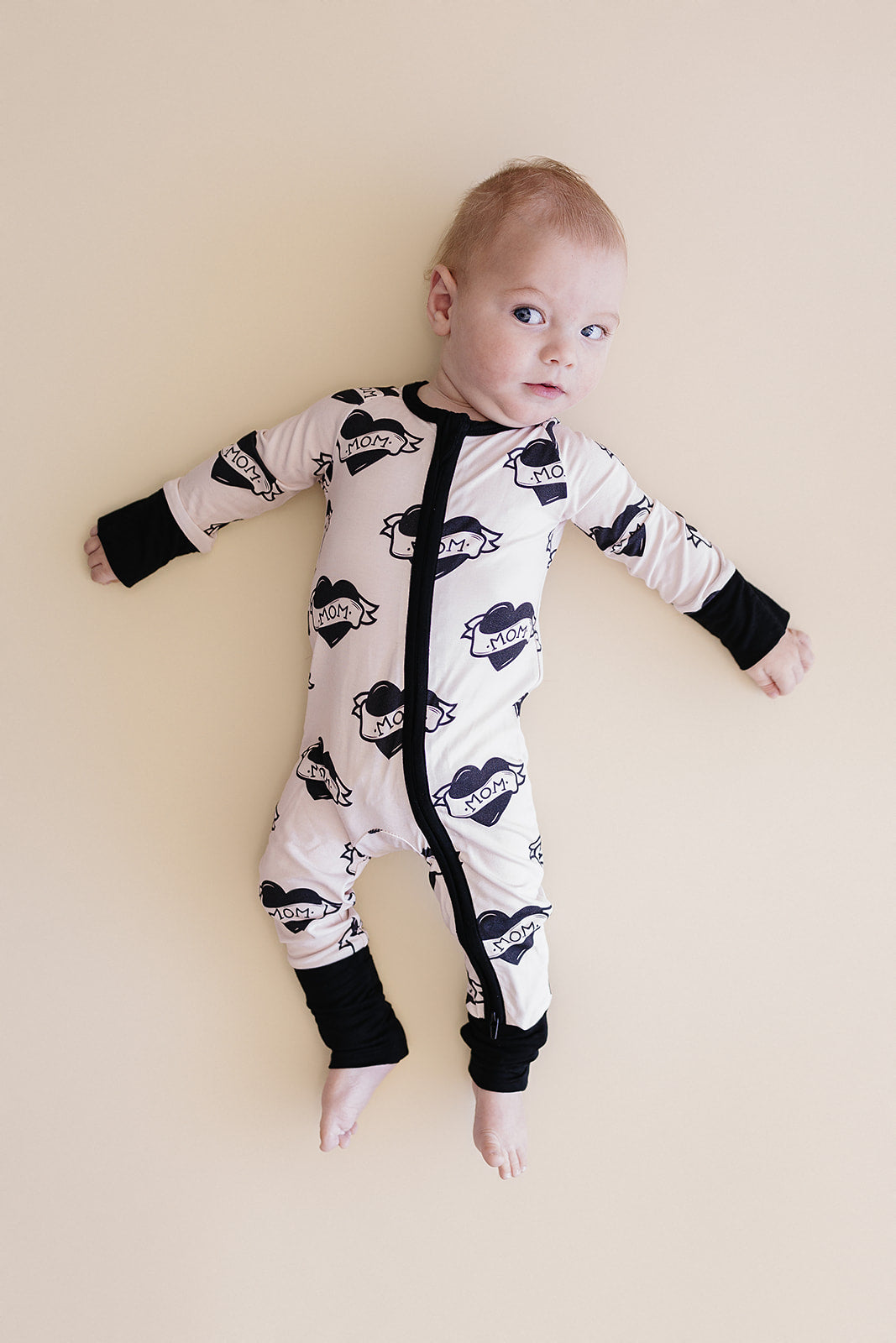 Bamboo Zip Romper | Mom Tattoo