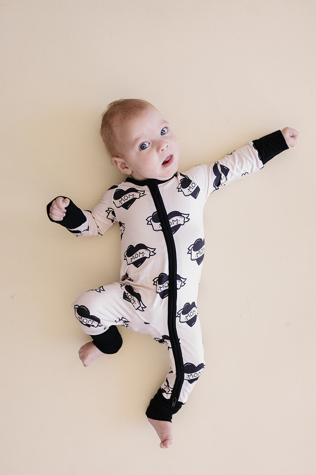 Bamboo Zip Romper | Mom Tattoo