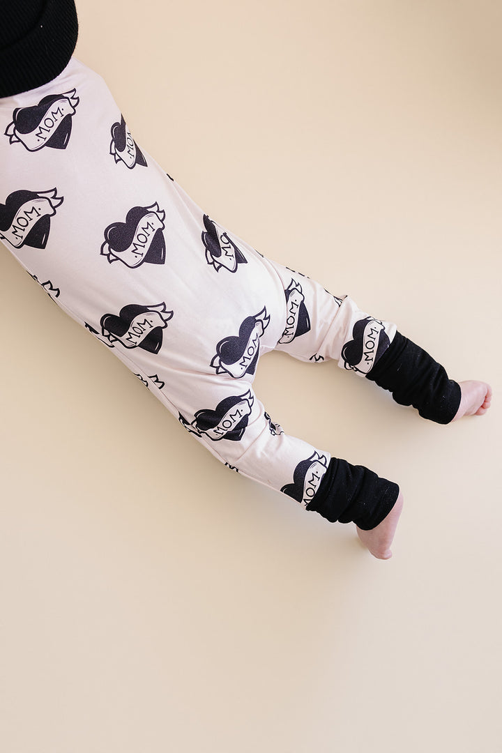 Bamboo Zip Romper | Mom Tattoo