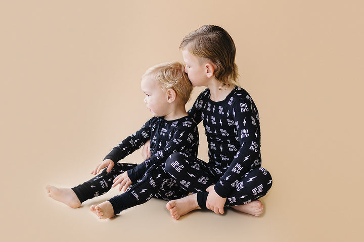 Bamboo Zip Romper | Little Bro