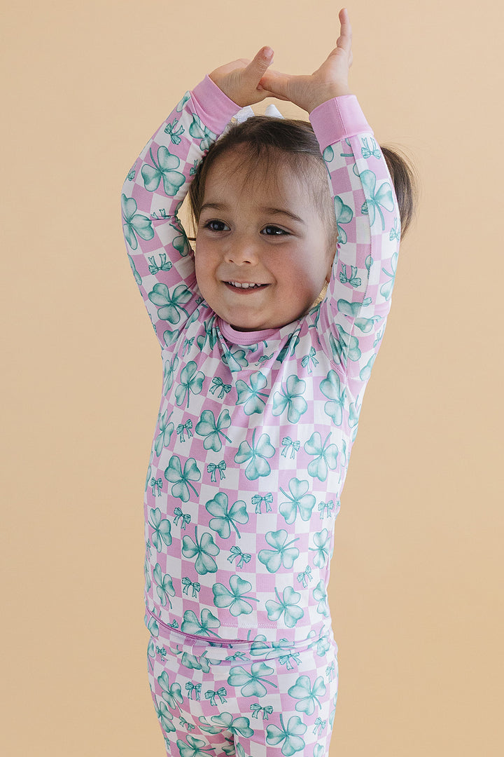 Bamboo Two Piece Set | Shamrock & Bows