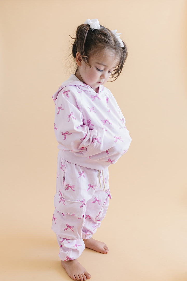 Cargo Jogger Set | Pink Bows