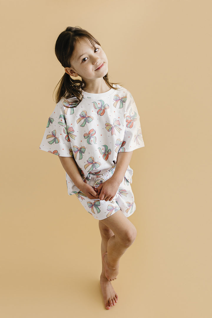 Shorts Set | Happy Bows