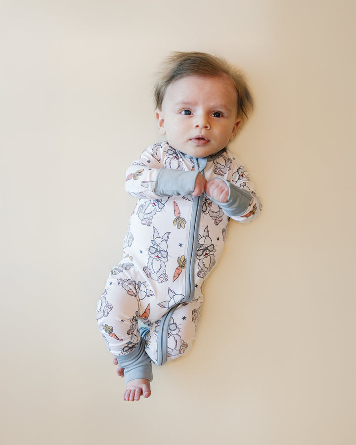 Bamboo Zip Romper | Rad Bunny